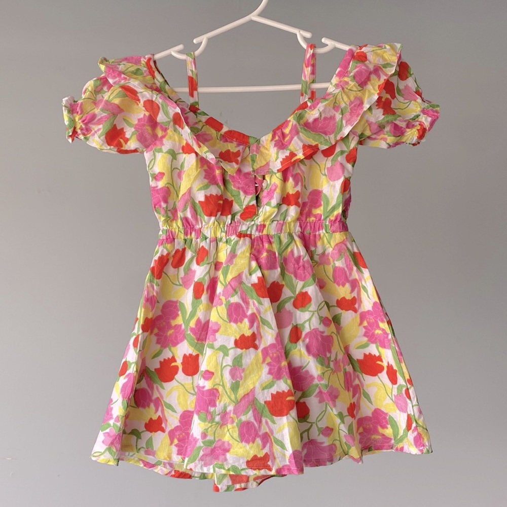 Janie & Jack Floral/Spring Dress Set